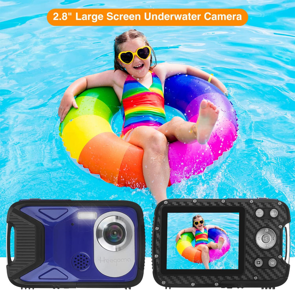 Waterproof Digital Camera 16MP HD 1080P Underwater Camera with Rechargeable Battery E50067