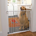 White Pet Safety Gate 26.5" to 41.5" Wide x 29.5" Tall N943