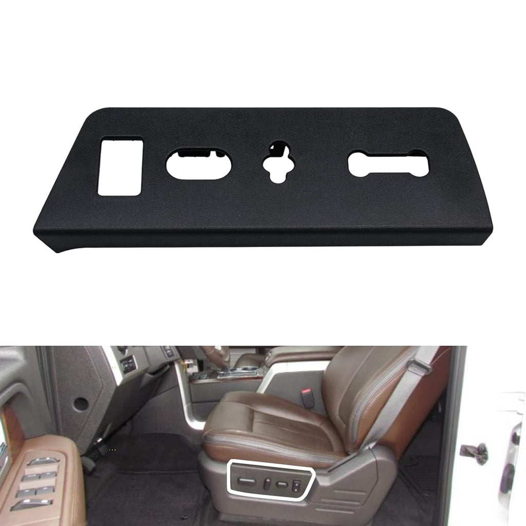 Driver Side Seat Switch Housing Panel Bezel Black Pack of 2 R910