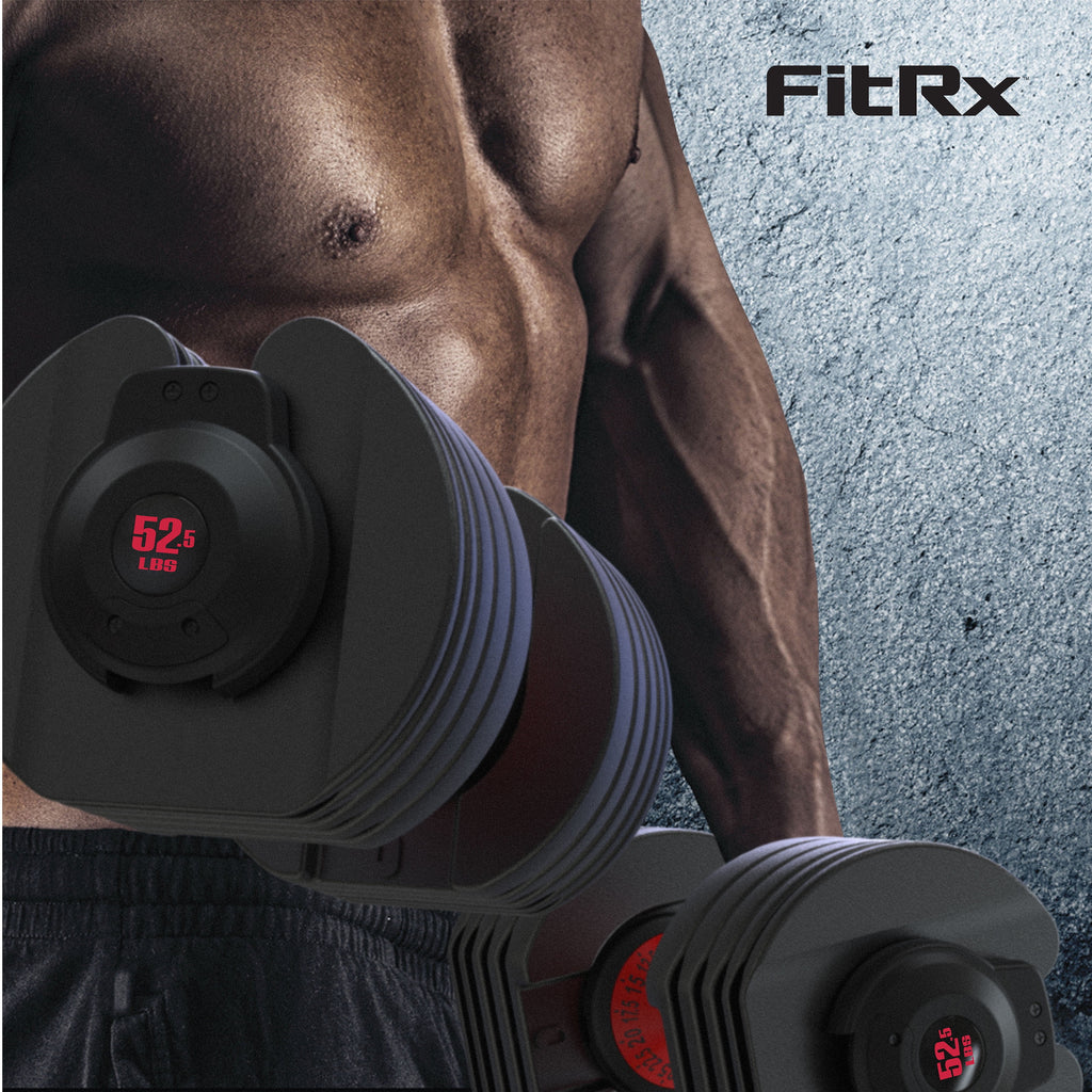 Adjustable Dumbbell 5-52.5 lbs Black O682