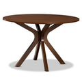 Walnut Round Wood Dining Table Y698293