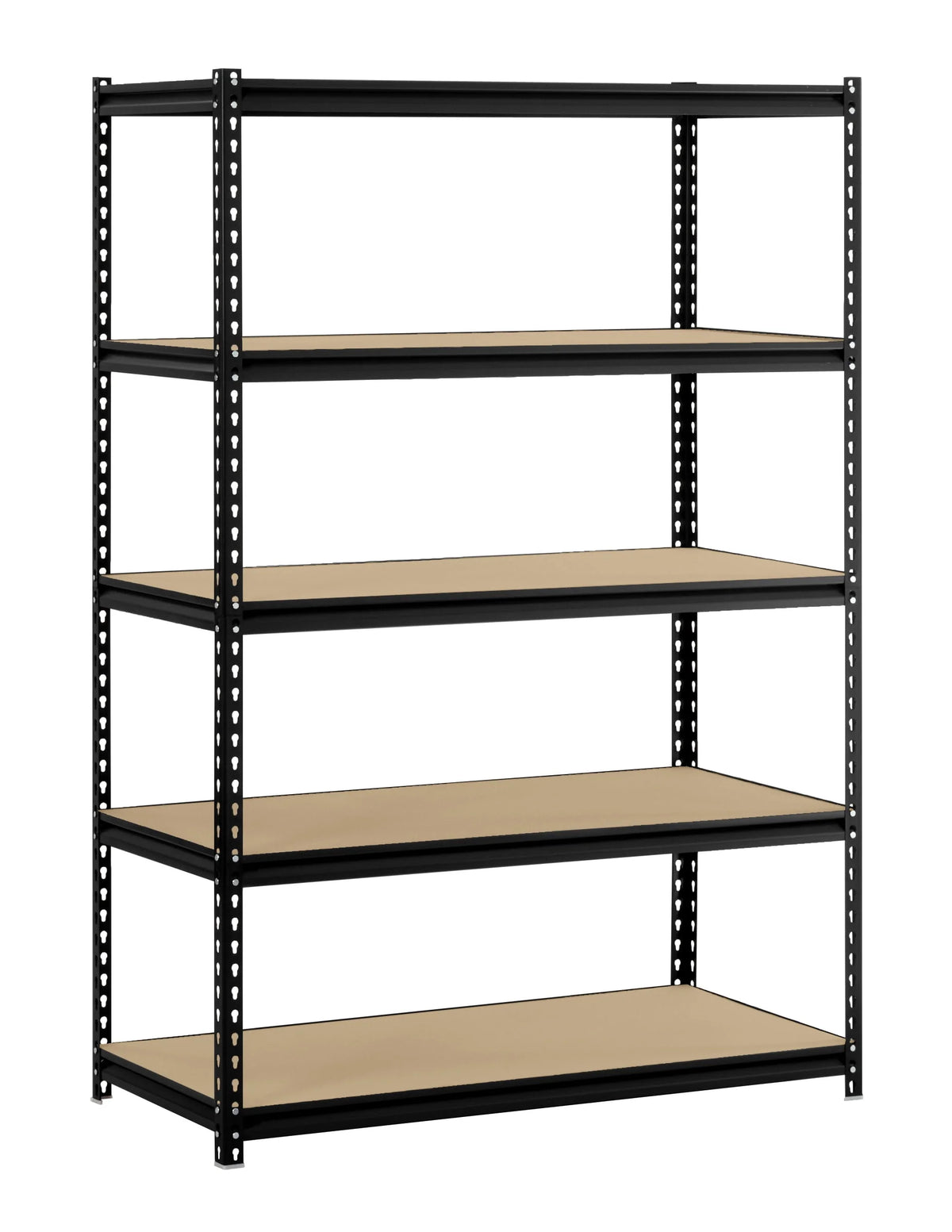5-Shelf Steel Freestanding Shelving Unit Black A333514