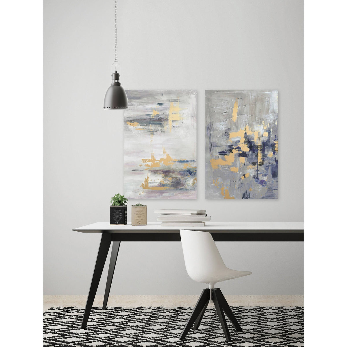Fading Glow Diptych, 24 inch x 32 inch R688932