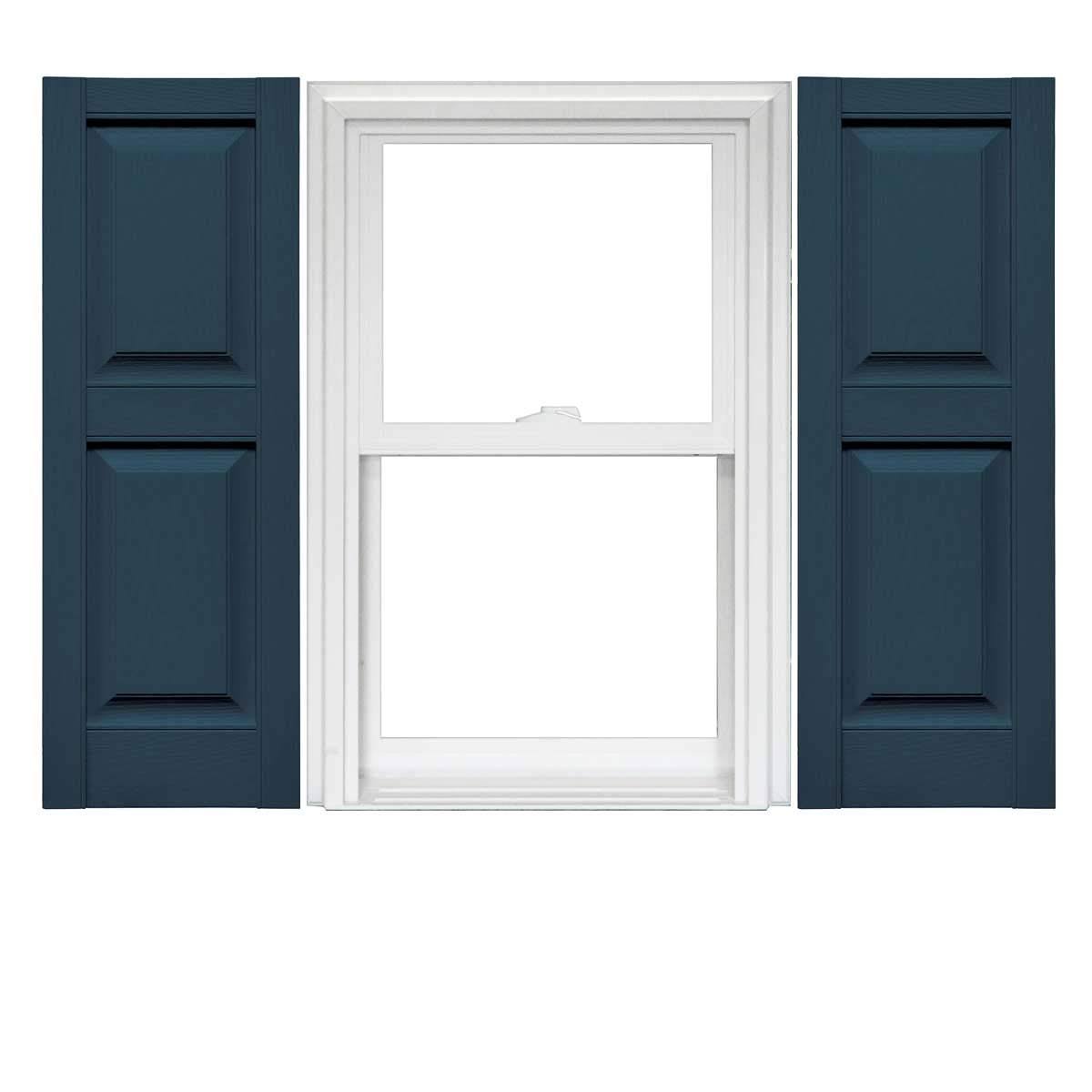Classic Blue Vinyl Shutters (1 Pair) 14.75 x 75 B4205