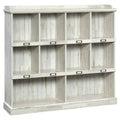 White 10-Cubby Engineered Wood Bookcase B141215