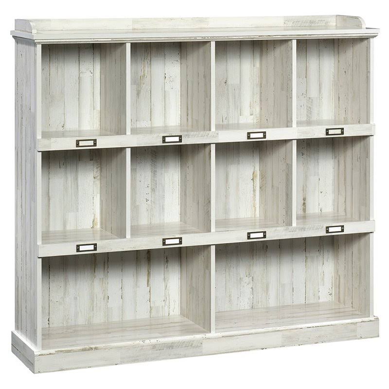 White 10-Cubby Engineered Wood Bookcase B141215