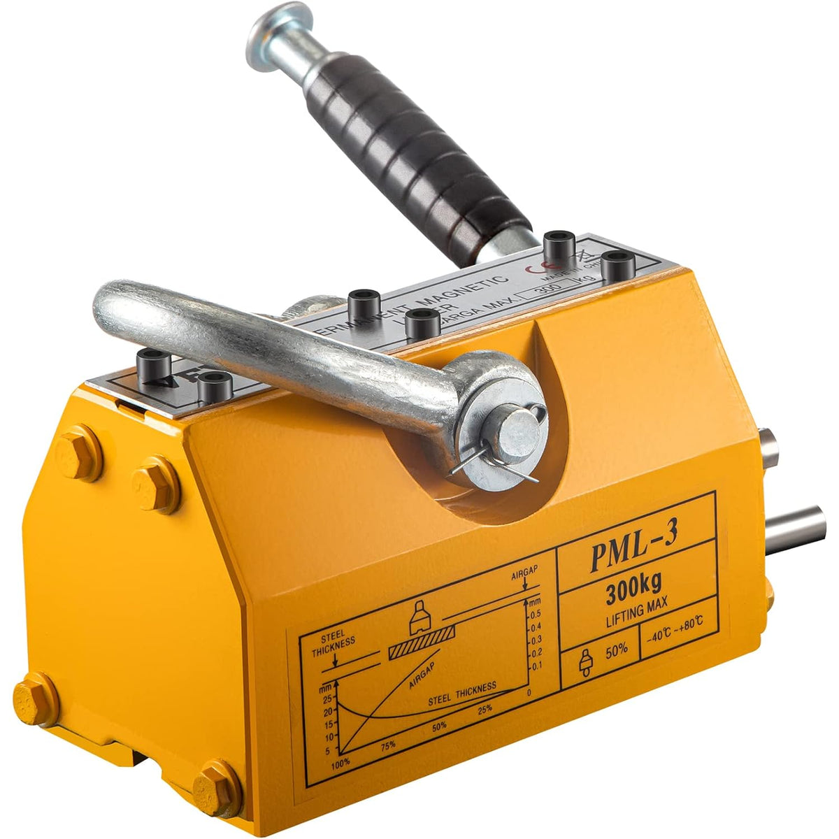 Steel Magnetic Lifter 880 LB 400 KG Neodymium Lifting Magnet C87260