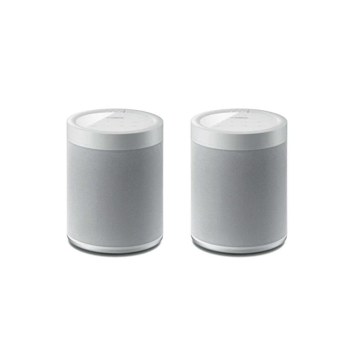 White Wireless Speaker, Pair D996