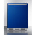 24" Wide 5.1 Cu. Ft. Compact Refrigerator And Freezer Combo - Blue A413103