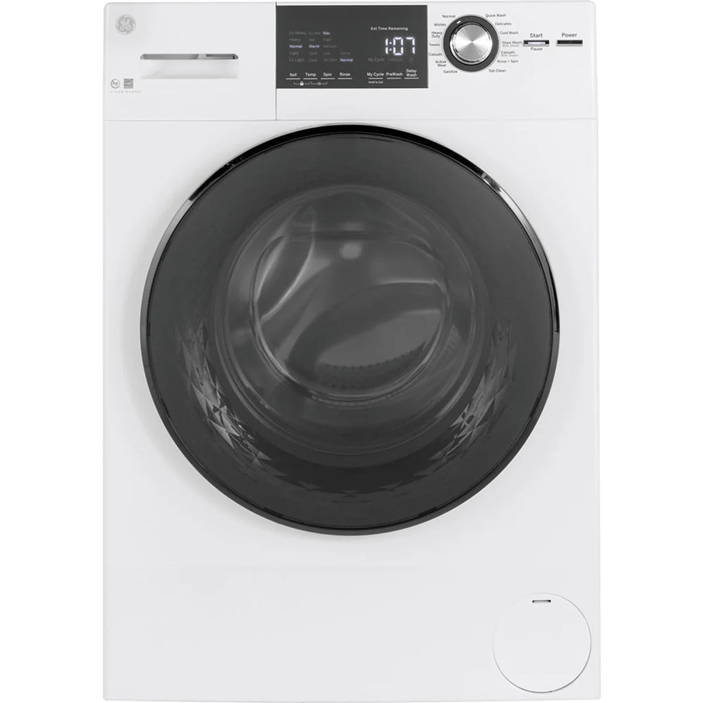 24 In. 2.8 Cu. Ft. White Front Load Washer with Steam B774196