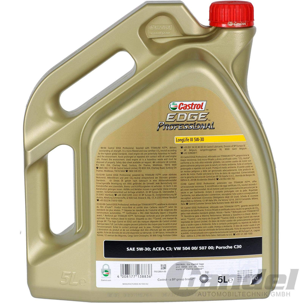 5W-30 5 litres Motor Oil R358697