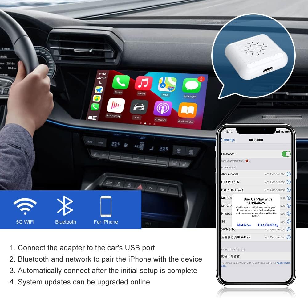 Wireless CarPlay Adapter Pack of 2 A52517