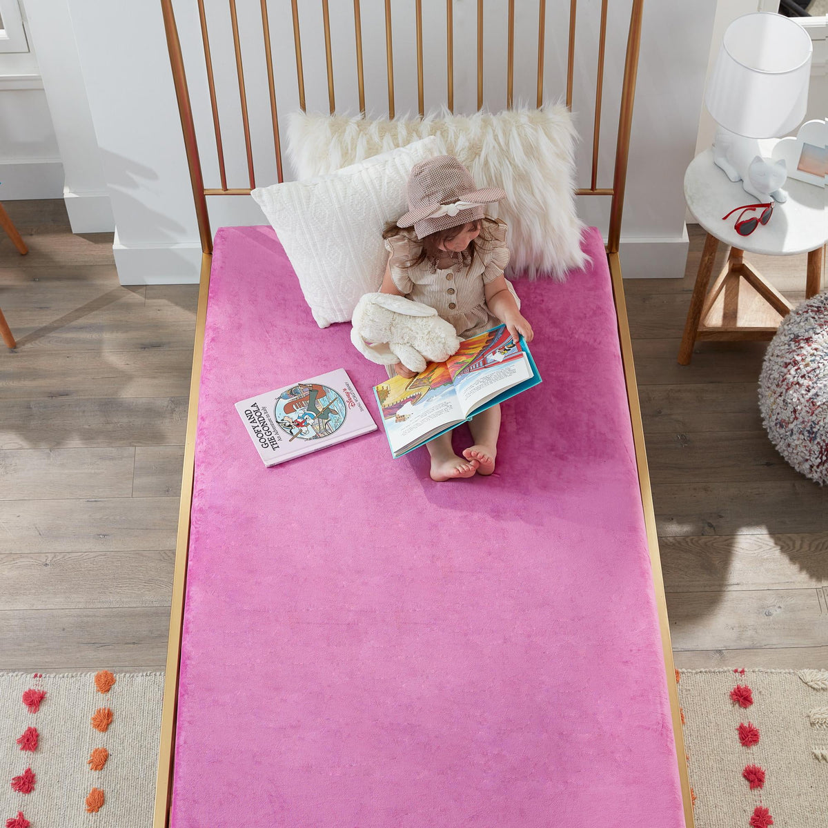 Waterproof Gel Memory Foam Kids Mattress Twin Blue V3285