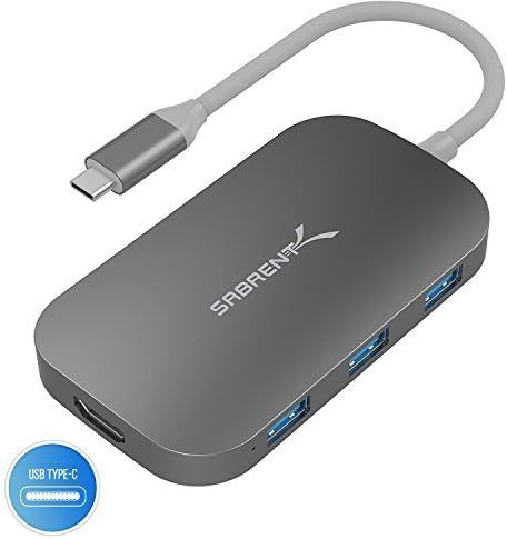 8-in-1 USB Type-C Hub with HDMI Output, 3 USB 3.0 Ports, SD/MicroSD Card Reader J515