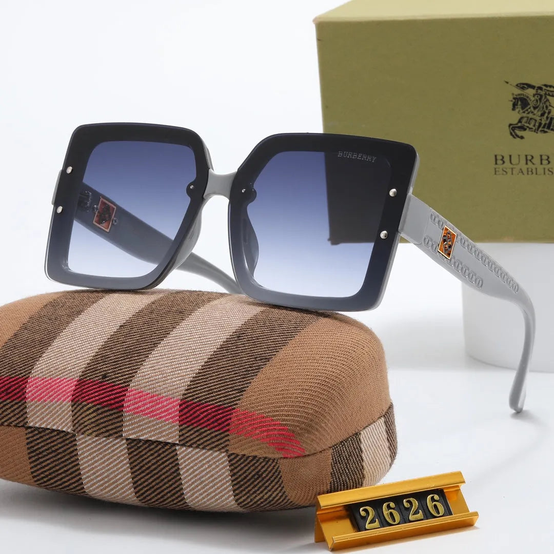 Square Frame Gradient Lens Polarized Sunglasses K291732