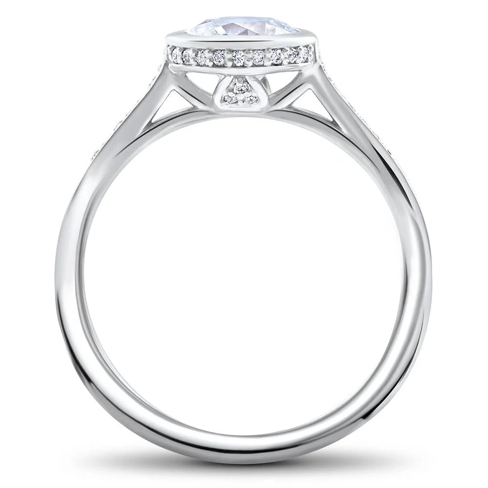 1/8 ct Diamond Engagement Ring Setting F69580