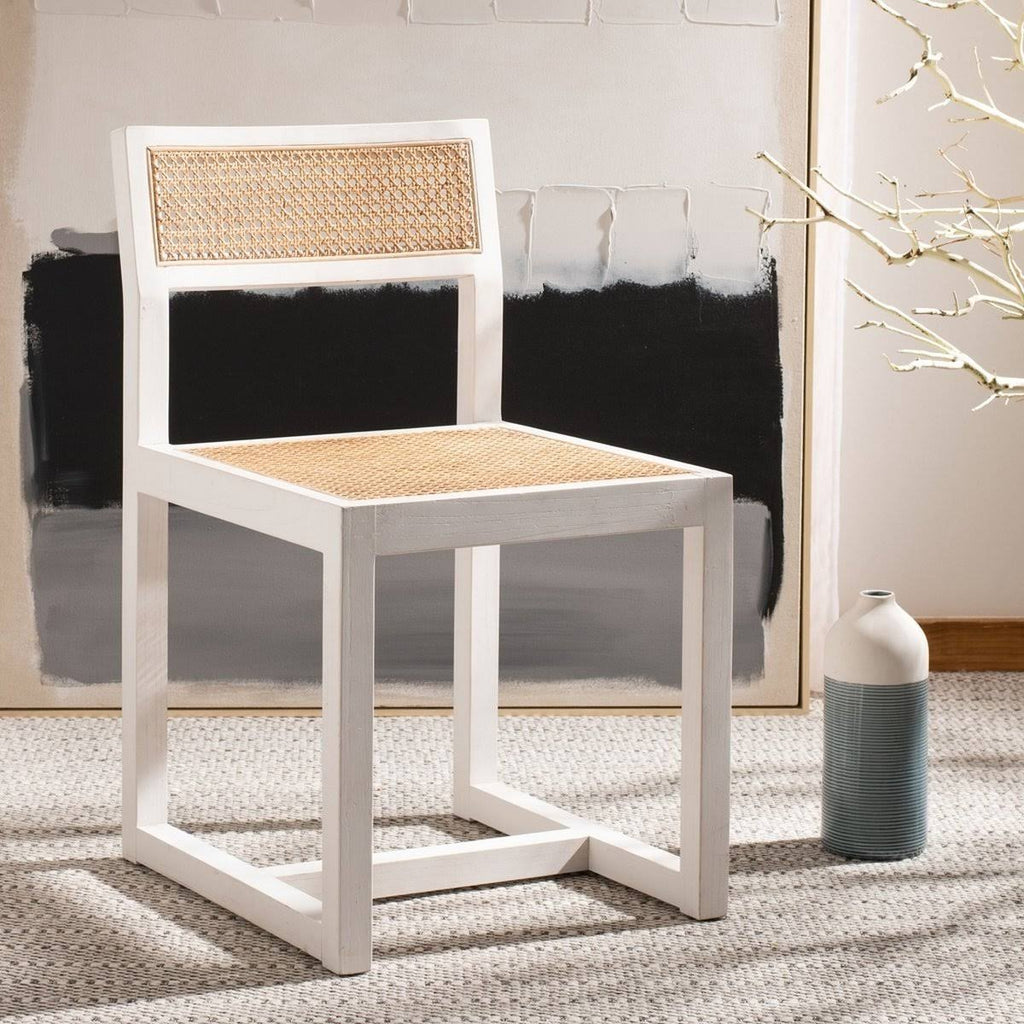 Black/Natural Cane Dining Chair Q145658