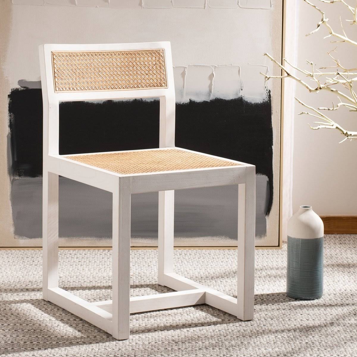 Black/Natural Cane Dining Chair Q145658