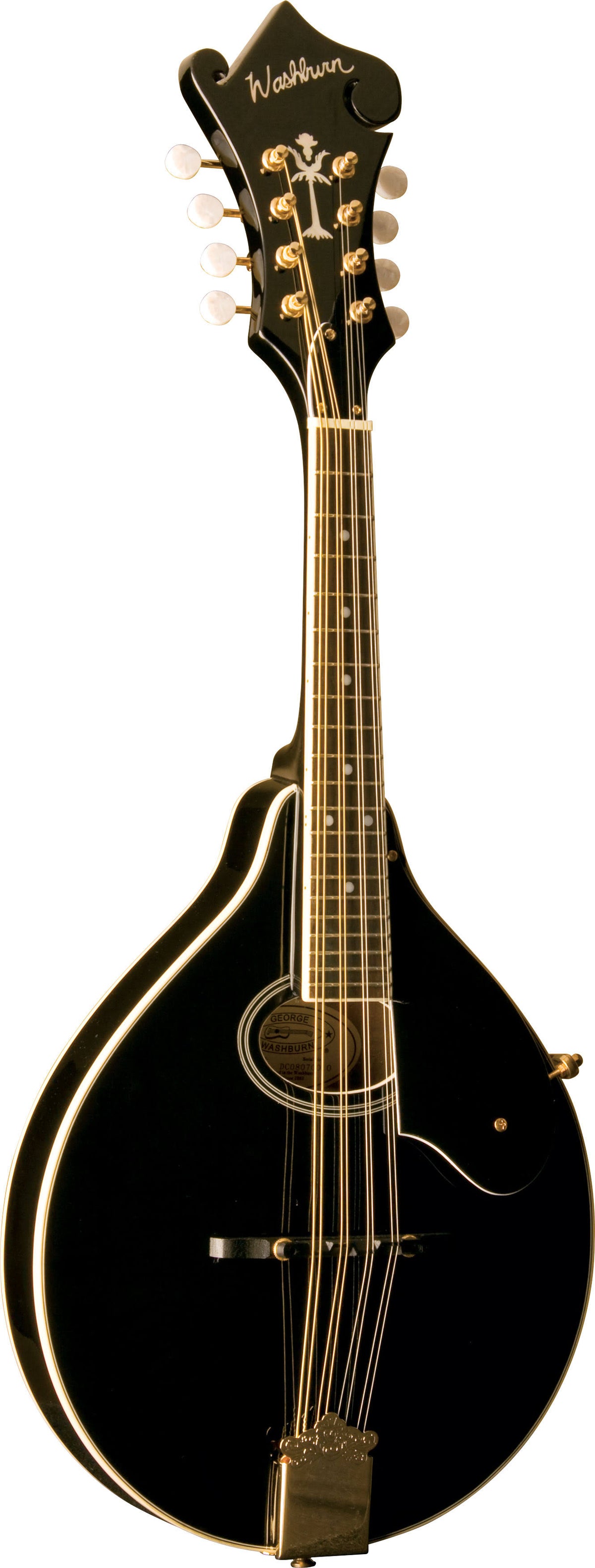 Black A-Style Mandolin R2935