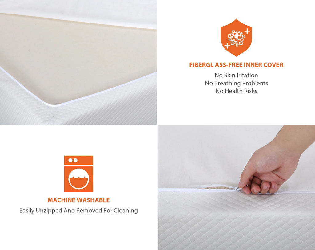 6 Inch King Size Medium Firm Memory Foam Mattress I62576