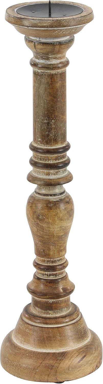 Wooden Candle Stand, Set of 3 Pack of 2 G179