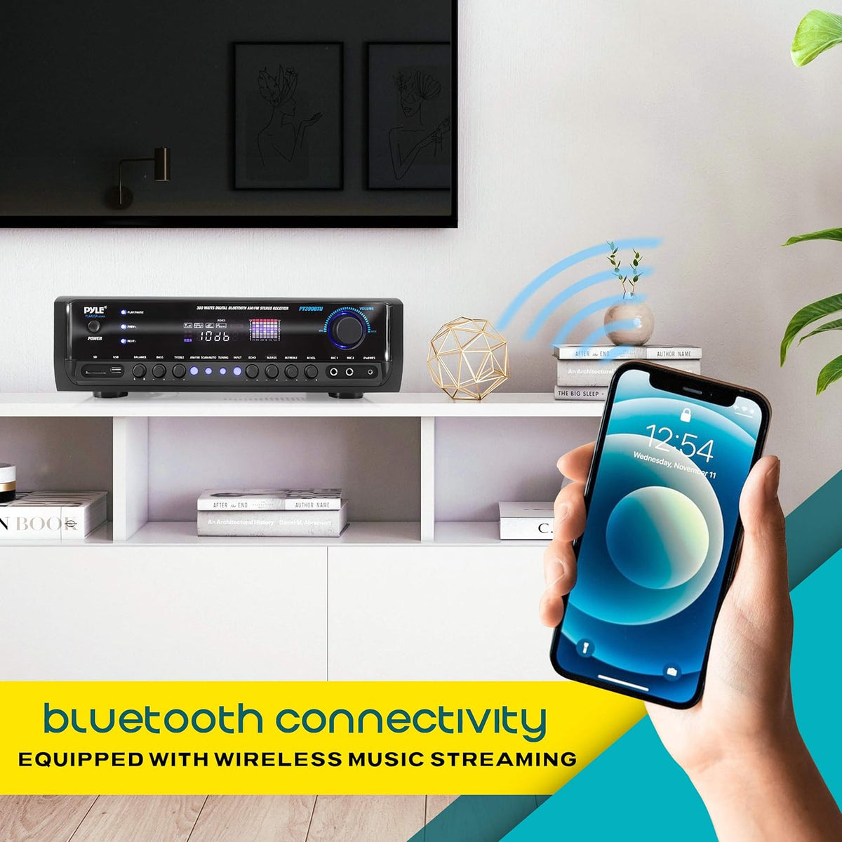 300W 4 Channel Bluetooth Power Amplifier System D51924