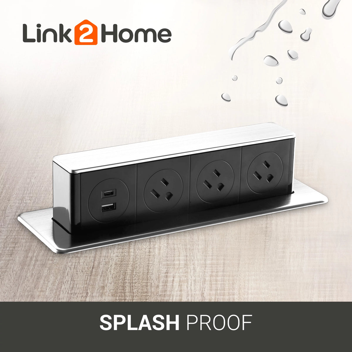 Pop up Outlet with 2 USB Ports & 3 Outlets G79859