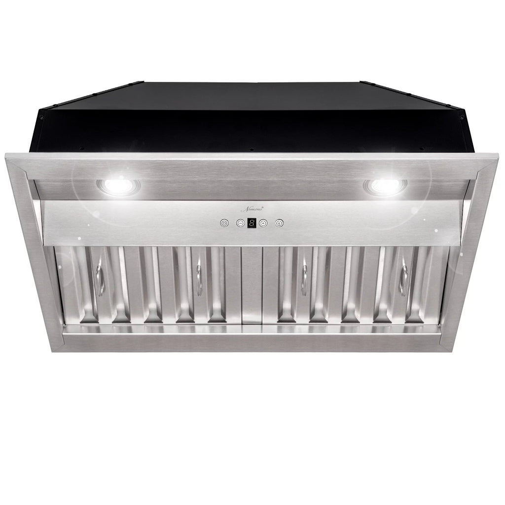 30 Inch Stainless Steel Ducted Range Hood Insert, 600 CFM E805