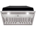 30 Inch Stainless Steel Ducted Range Hood Insert, 600 CFM E805