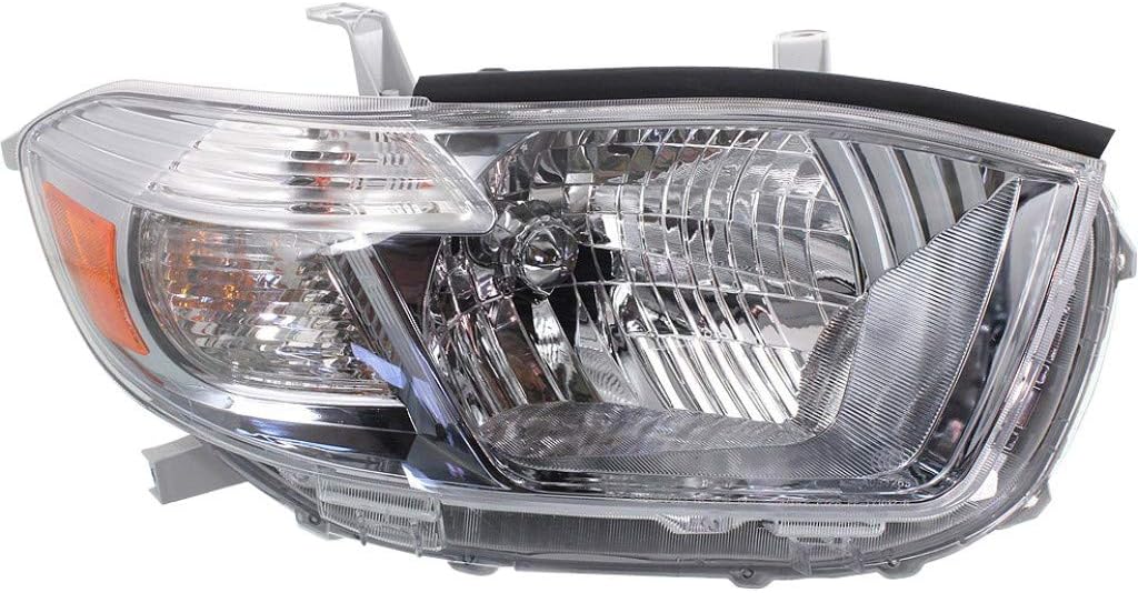 Passenger Side Headlight for Toyota Highlander 2011-2013 S16203