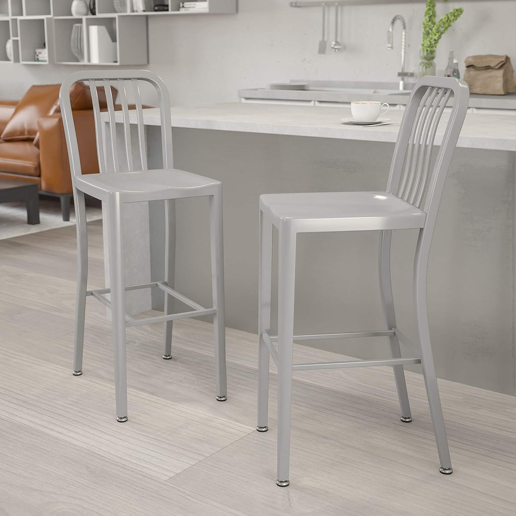 Yellow Metal Barstool C482281