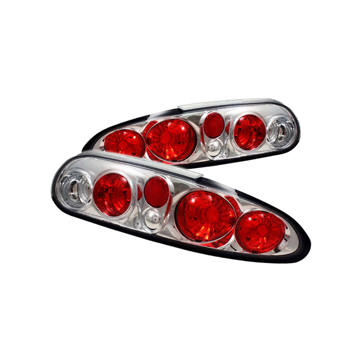 Euro Style Tail Lights Chrome I568