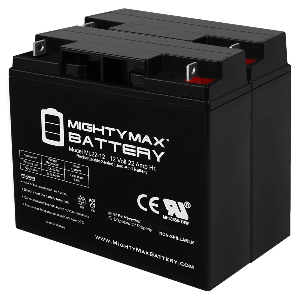 12V 22AH SLA Battery P36829