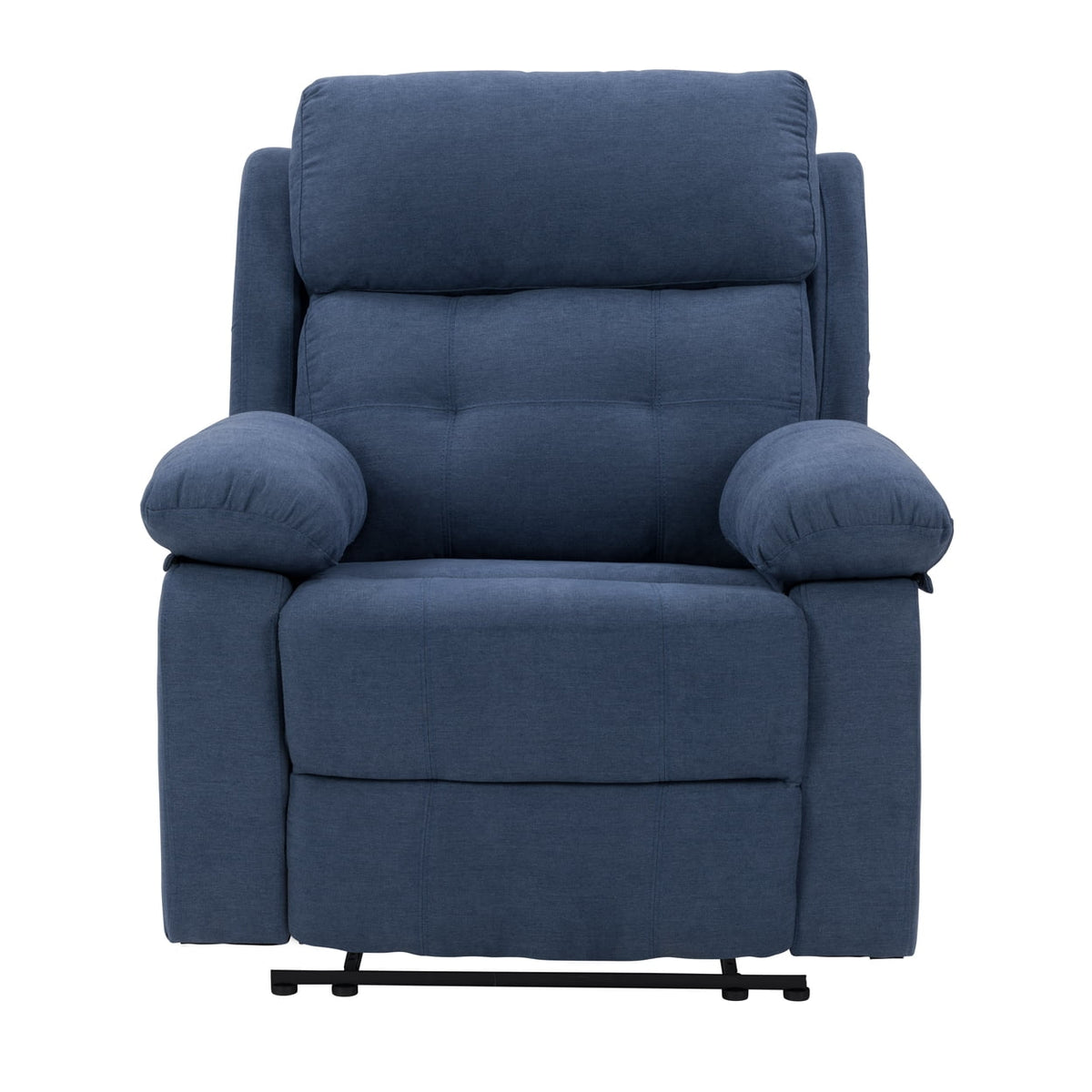 Blue Fabric Manual Recliner N9717