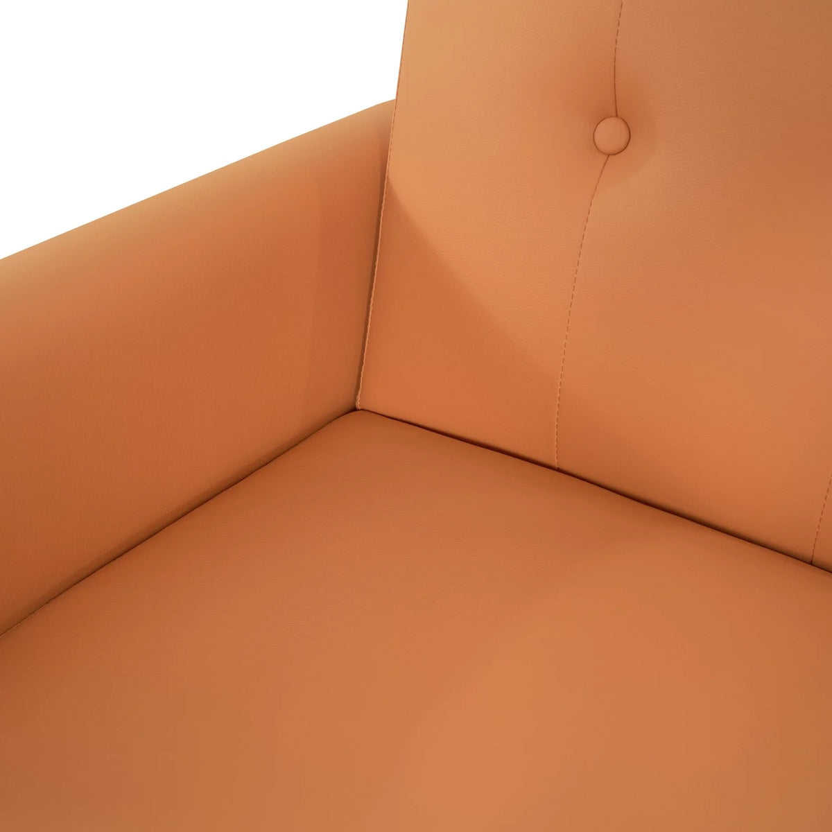 Caramel Air Leather Futon Sofa Bed X737