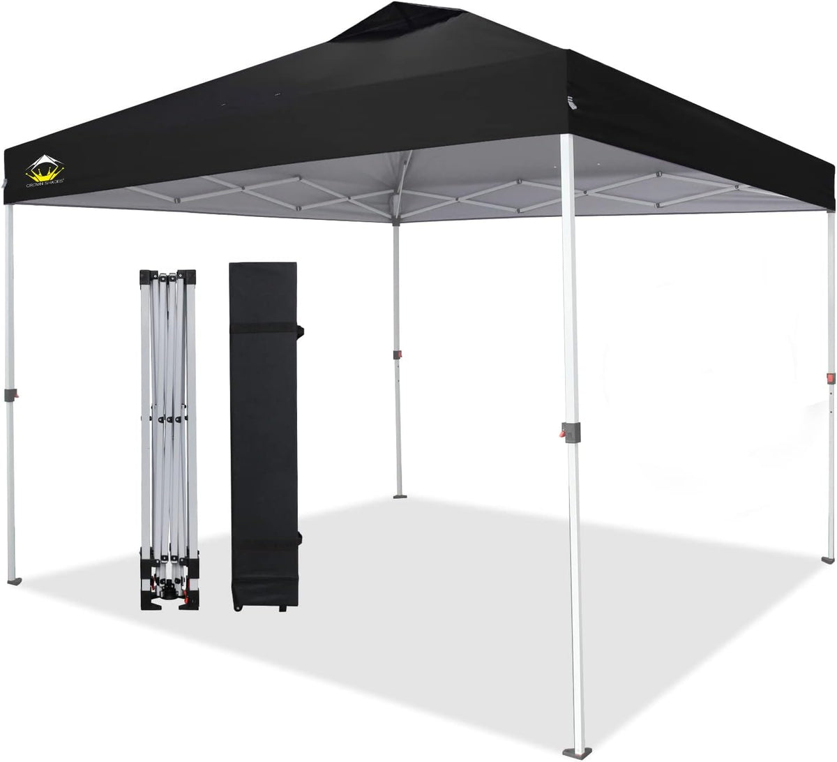 10x10 Pop up Canopy Tent with Wheeled Carry Bag D408