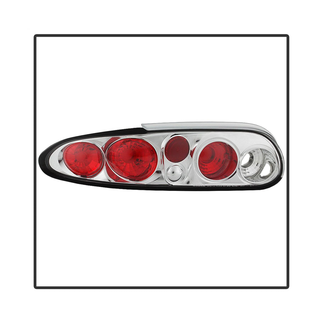 Euro Style Tail Lights Chrome I568