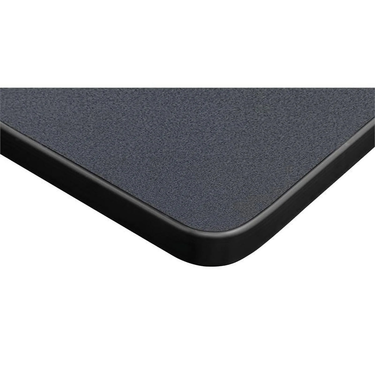 42 inch x 24 inch Grey and Chrome Training Table V249125