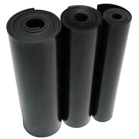 Black Nitrile Sheet 1/8 x 22 x 3 ft W x 18 ft L C354706