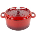2.5 Quart Round Red Cast Aluminum Dutch Oven S12392