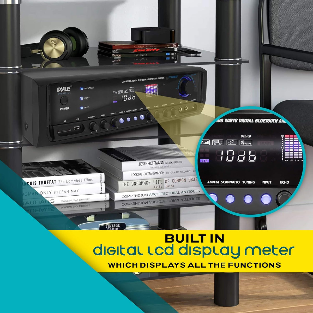 300W 4 Channel Bluetooth Power Amplifier System D51924