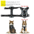 Reflective Dog Vest Harness with 5 PCS Patches Z244