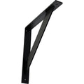 Traditional Steel Bracket, Powder Coated Black M153932