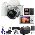 White Mirrorless Camera with 16-50mm Lens L5830
