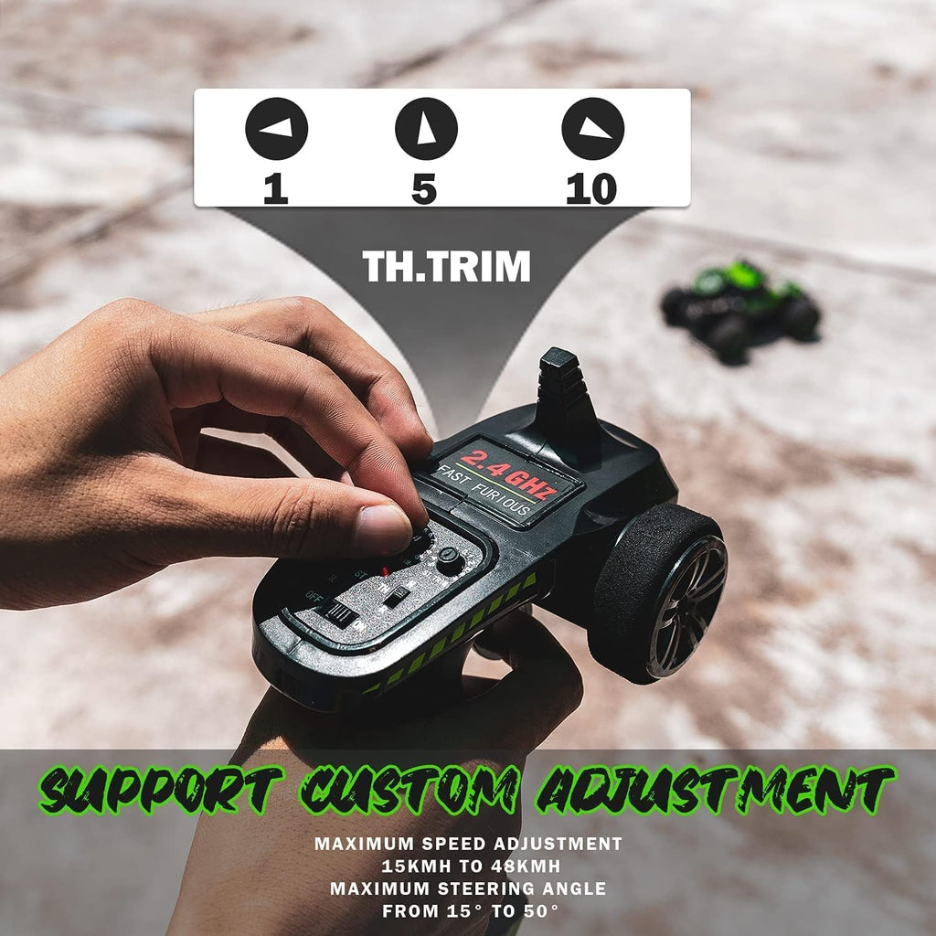 Green 4WD RC Monster Truck V7207