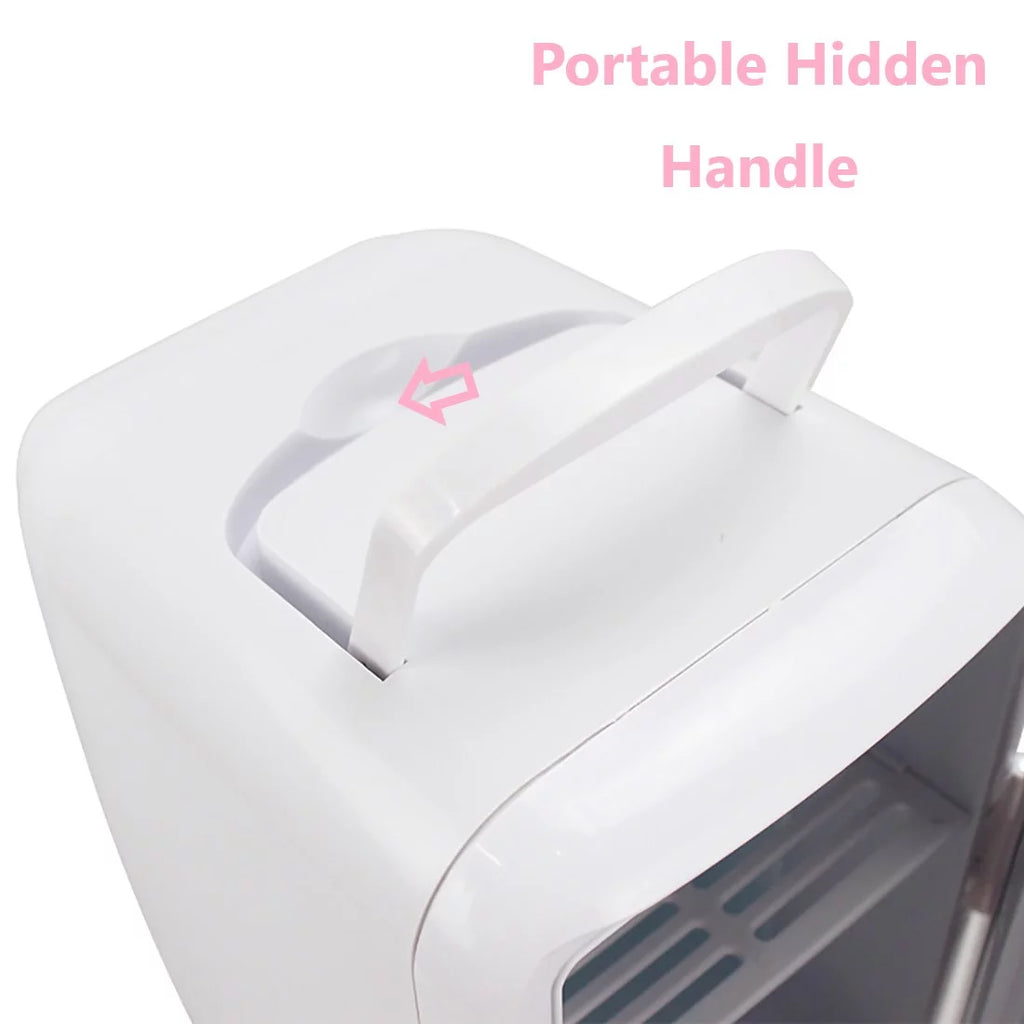 Portable 4L 6 Can Pink Mini Fridge K71027