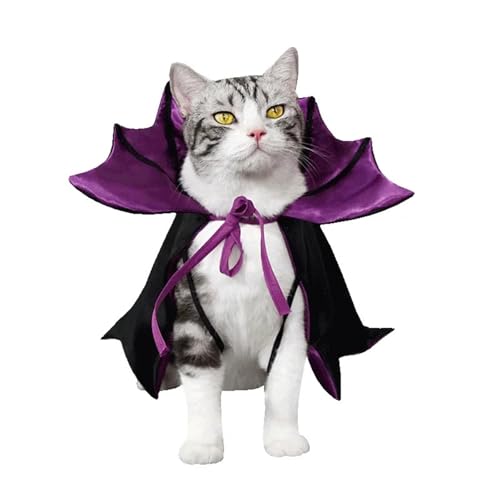 Halloween Pet Cosplay Vampire Cloak Attire F508