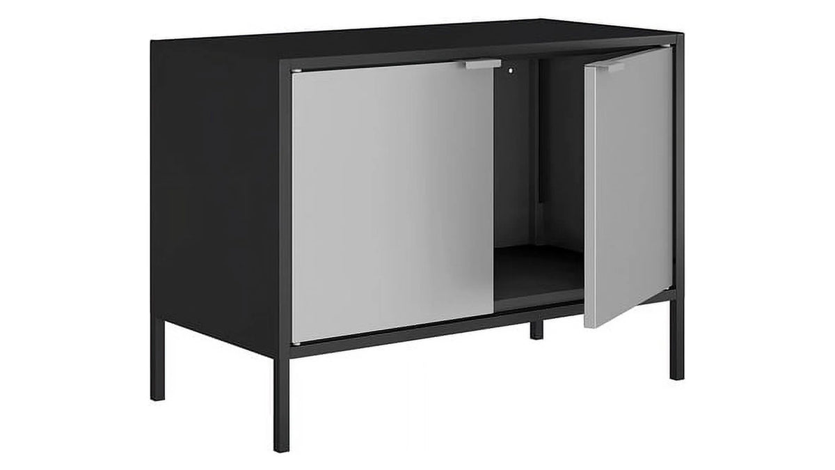 Black and Grey TV Stand Cabinet E91368
