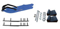 Blue Snowmobile Skis with 6" Round Bars Complete Kit O661911