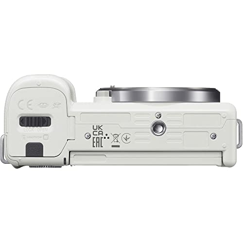 White Mirrorless Camera with 16-50mm Lens L5830